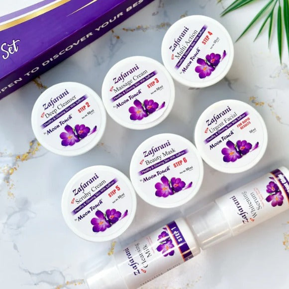 Avelus Zafarani Facial Set 50ml – Multi-Step Urgent Facial Care Kit