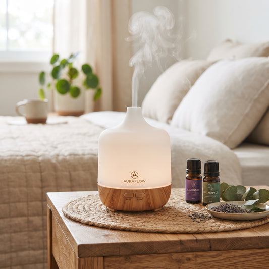 Modern Matte Ceramic Essential Oil Diffuser & Humidifier