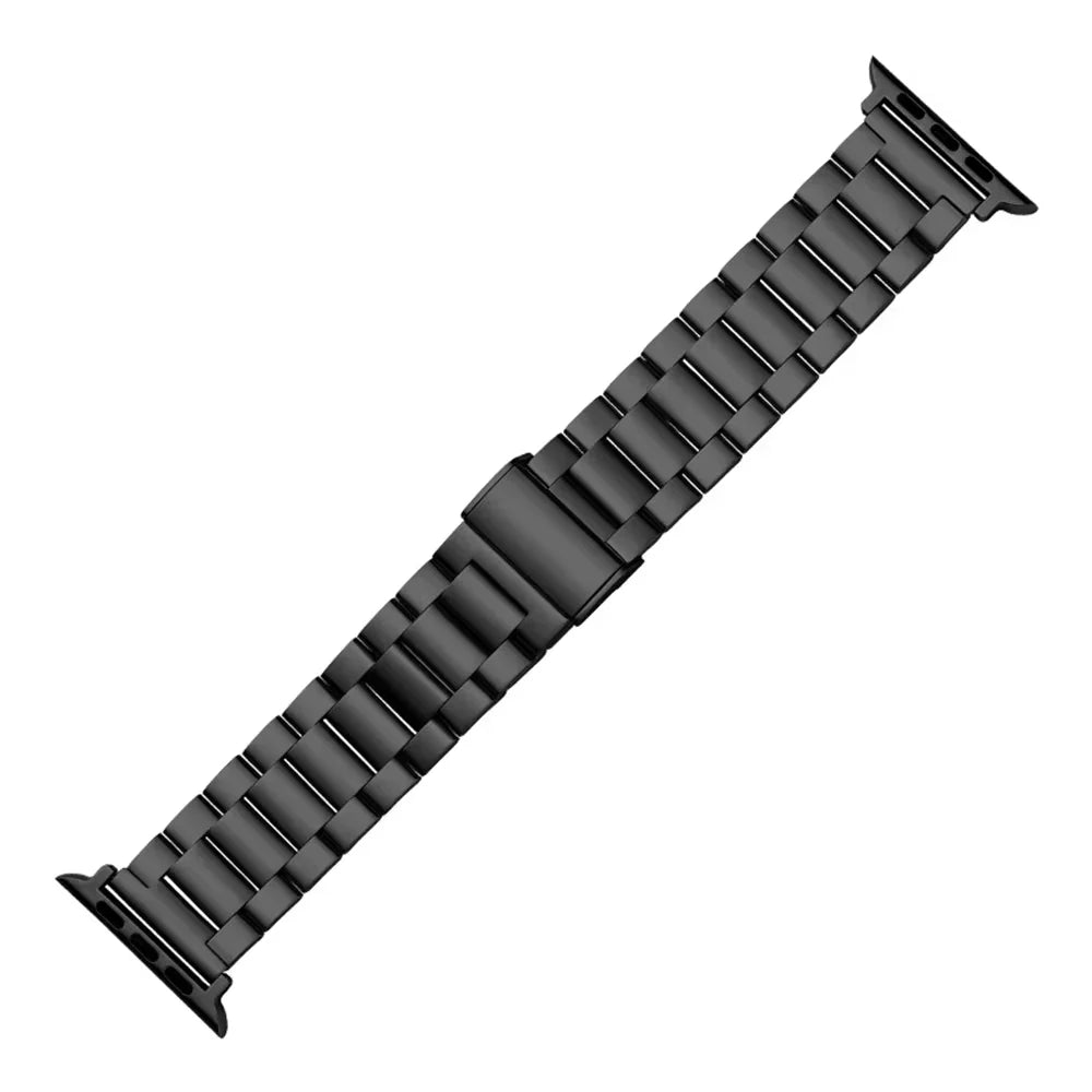 Black steel strip Color Bluetooth Smart Watch With Call Alerts & Fitness Tracking