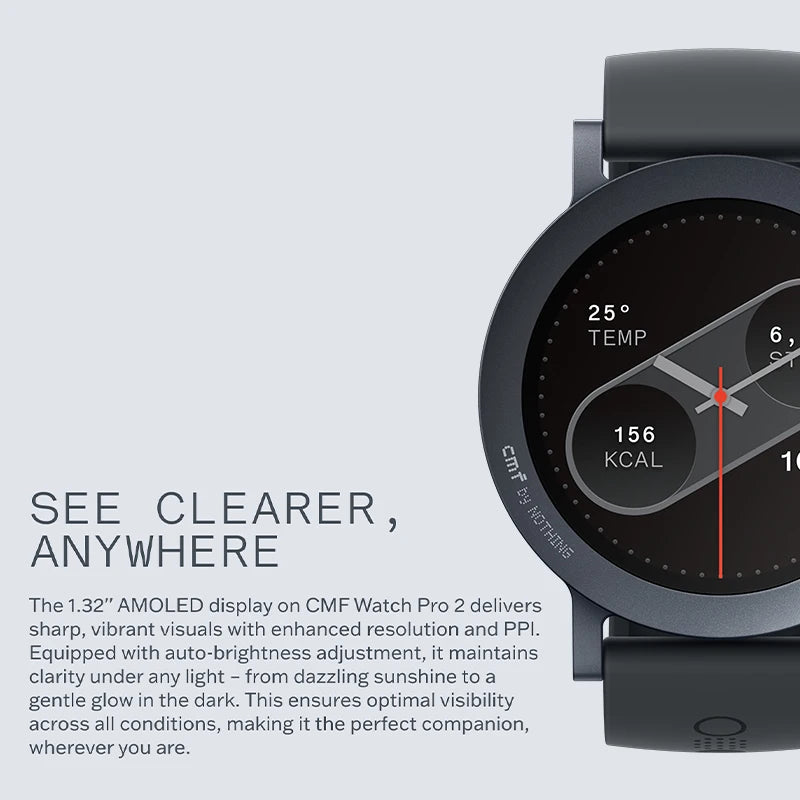 AMOLED Smart Watch With GPS – Bluetooth Calls & 11-Day Battery