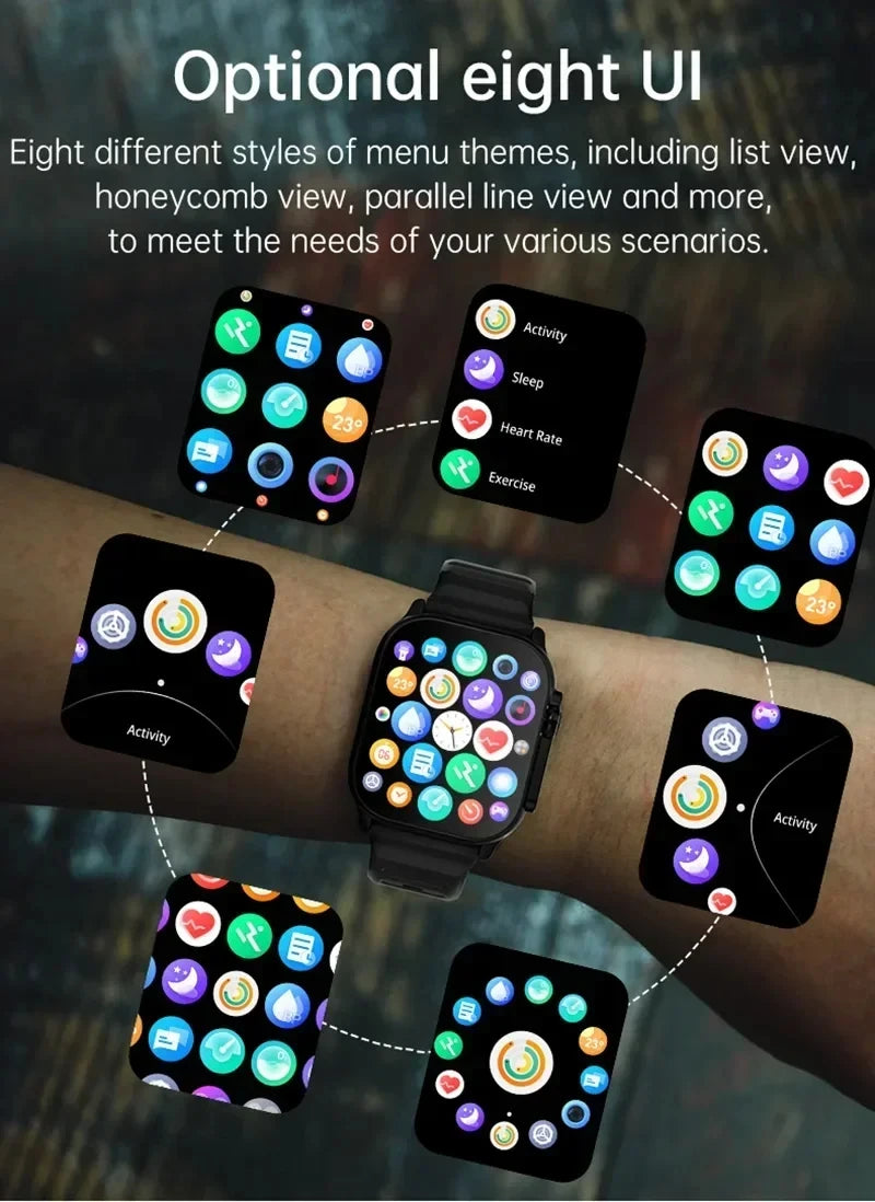 Bluetooth Smart Watch With Call Alerts & Fitness Tracking