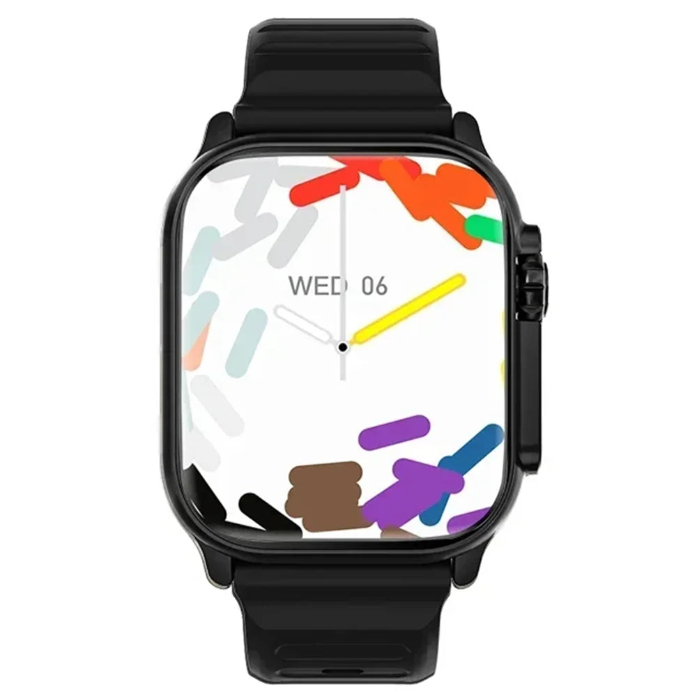 Black Color Bluetooth Smart Watch With Call Alerts & Fitness Tracking