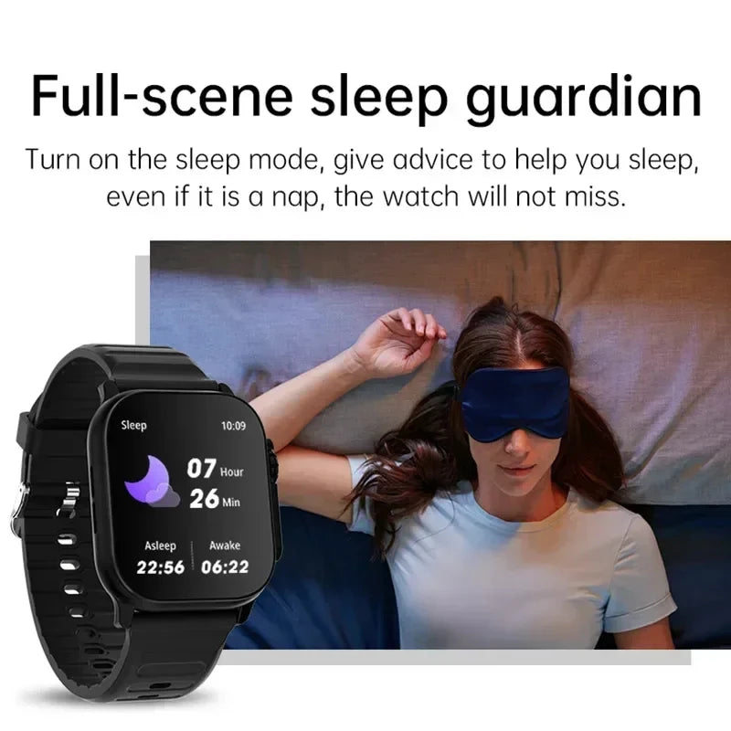 Bluetooth Smart Watch With Call Alerts & Fitness Tracking