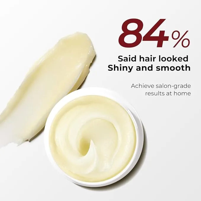Rich nourishing texture of Karseell collagen hair treatment cream