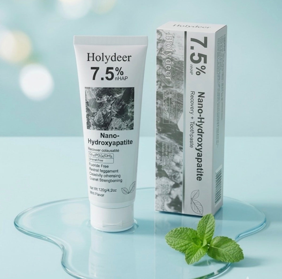 nHAP nano toothpaste tubes