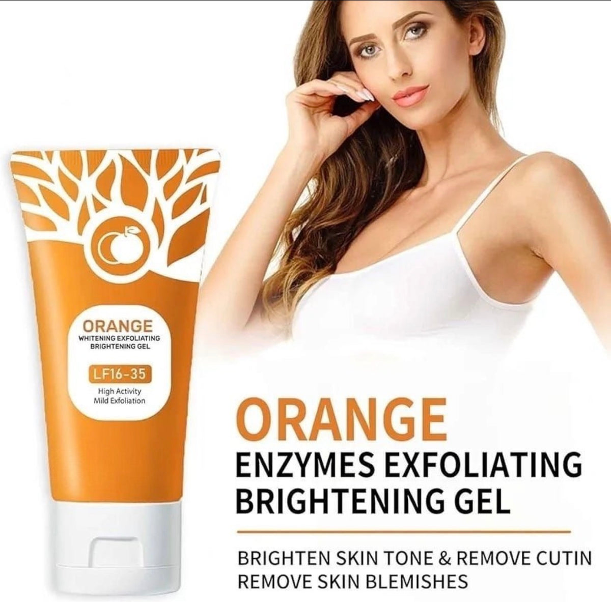 orange enzyme brightening gel tube