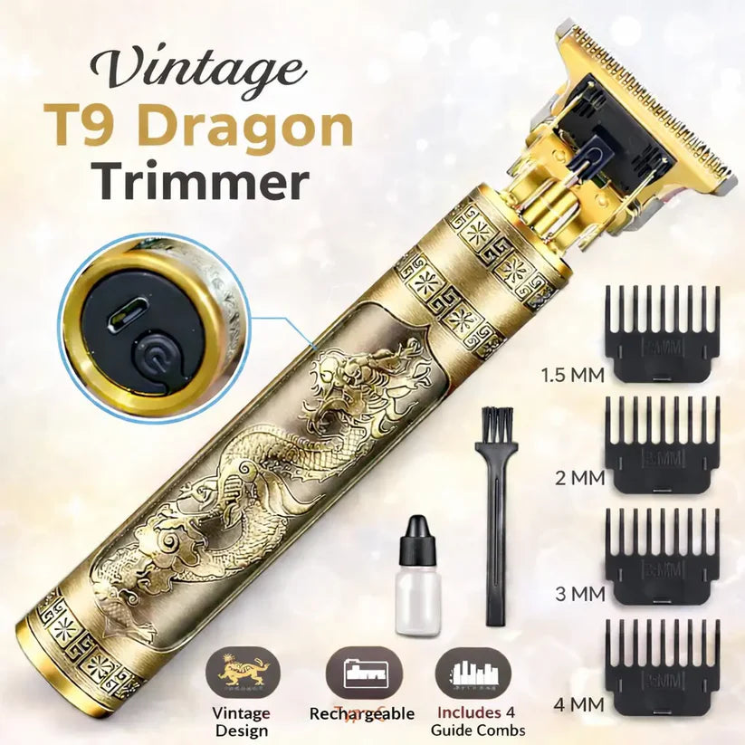 Vintage T9 professional trimmer close-cutting T-blade metal body